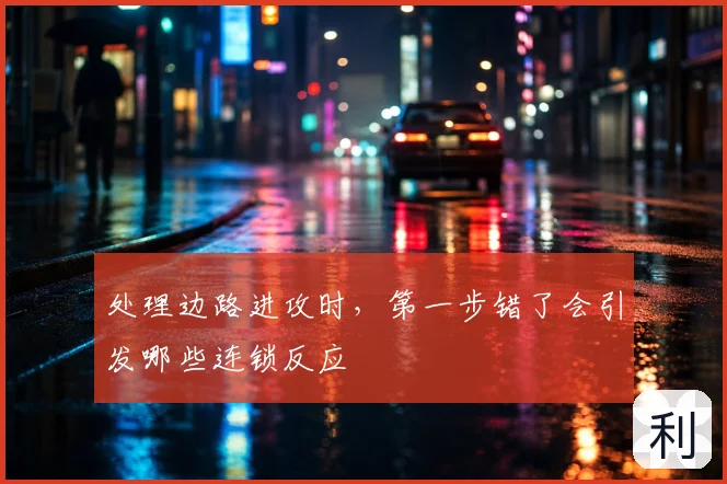 处理边路进攻时，第一步错了会引发哪些连锁反应
